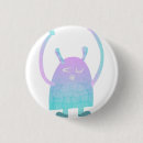Recherche de petits monstres mignons badges Amusant