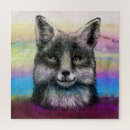 Recherche de dessin visage puzzles Animal