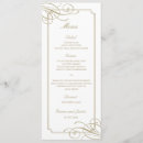 Recherche de cadre mariage menus Classique