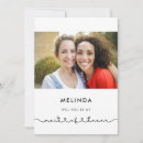 Recherche de demoiselle honneur cartes Minimaliste