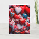 Zoek naar snoep harten kaarten Rood