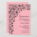 Recherche de simple quinceanera invitations Floral