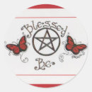 Recherche de wicca autocollants Rouge