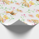 Recherche de renard papier cadeau Fleurs