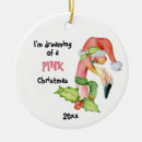 Zoek naar roze flamingo ornamenten Kerstmis