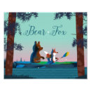 Zoek naar vos illustratie posters Natuur