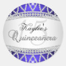 Recherche de diamant bleu autocollants Fête