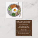 Recherche de coréen cartes visite Nourriture