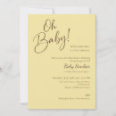 Zoek naar neutral babyshower uitnodigingen Minimalistisch