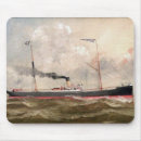 Recherche de bateau vapeur tapis souris Vintage