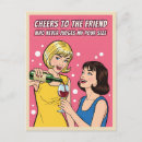 Recherche de vin drôle cartes postales Mignon