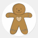 Recherche de gingerbread man autocollants Xmas