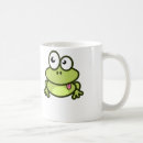 Recherche de grenouille de bande dessinée tasses Vert