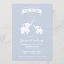 Zoek naar blue elephant baby shower invitations Genderneutraal