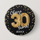 Zoek naar 30 jaar buttons Zwart en goud