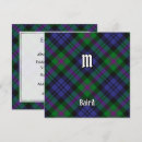 Recherche de clan tartan invitations Écossais