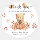 Recherche de feuille automne autocollants Aquarelle