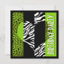 Recherche de vert et noir de chaux invitations Élégant