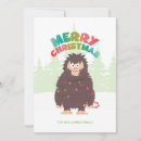 Recherche de bigfoot christmas vœux cartes Yeti