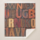Zoek naar type dekens Typografie