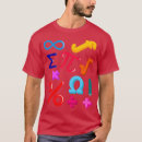 Recherche de symboles mathématiques tshirts Maths