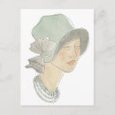 Zoek naar flapper briefkaarten Vrouw