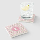 Recherche de verre fleurs de dessous de dessous de verres Monogramme