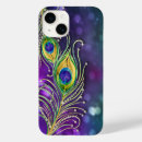 Recherche de plume de paon iphone coques Pour elle