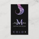 Zoek naar monogram logo visitekaartjes Cosmetoloog