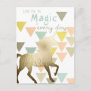 Recherche de motif de licorne cartes postales Magie