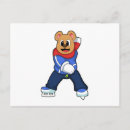 Recherche de patineur de patinage artistique cartes postales Patins à glace