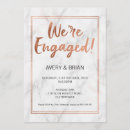 Recherche de marbre rose invitations À l'fiançailles en marbre