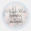 Recherche de prince mariage autocollants Bleu