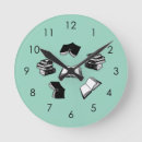 Recherche de motif turquoise horloges Minimaliste