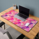 Recherche de triangle rose tapis souris Coloré