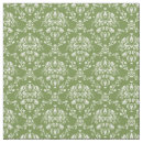 Recherche de damassé blanche verte Motif