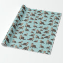 Recherche de loutre de mer papier cadeau Illustration
