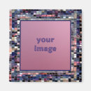 Recherche de mosaïque photo magnets Bleu