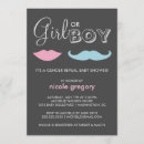 Recherche de moustache mignonne invitations Bébé