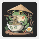 Recherche de mangeant autocollants Grenouille kawaii