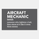 Recherche de aéronautique autocollants Mécanicien d'aéronef