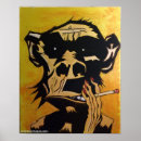 Recherche de fumant posters Singe