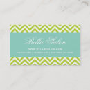 Recherche de chevron vert cartes visite Motif