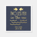 Zoek naar vissen servetten In de zee