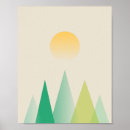 Recherche de triangles modernes posters Géométrique