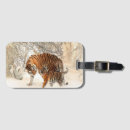 Recherche de tigre bagages étiquettes Neige