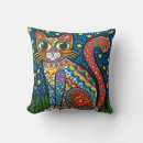 Recherche de chat coloré coussins Couleurs vives