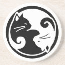 Recherche de yin et yang dessous de verres Japonais