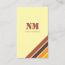 Recherche de les années 70 cartes visite Minimaliste