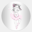 Recherche de ballerine rose autocollants Vintage